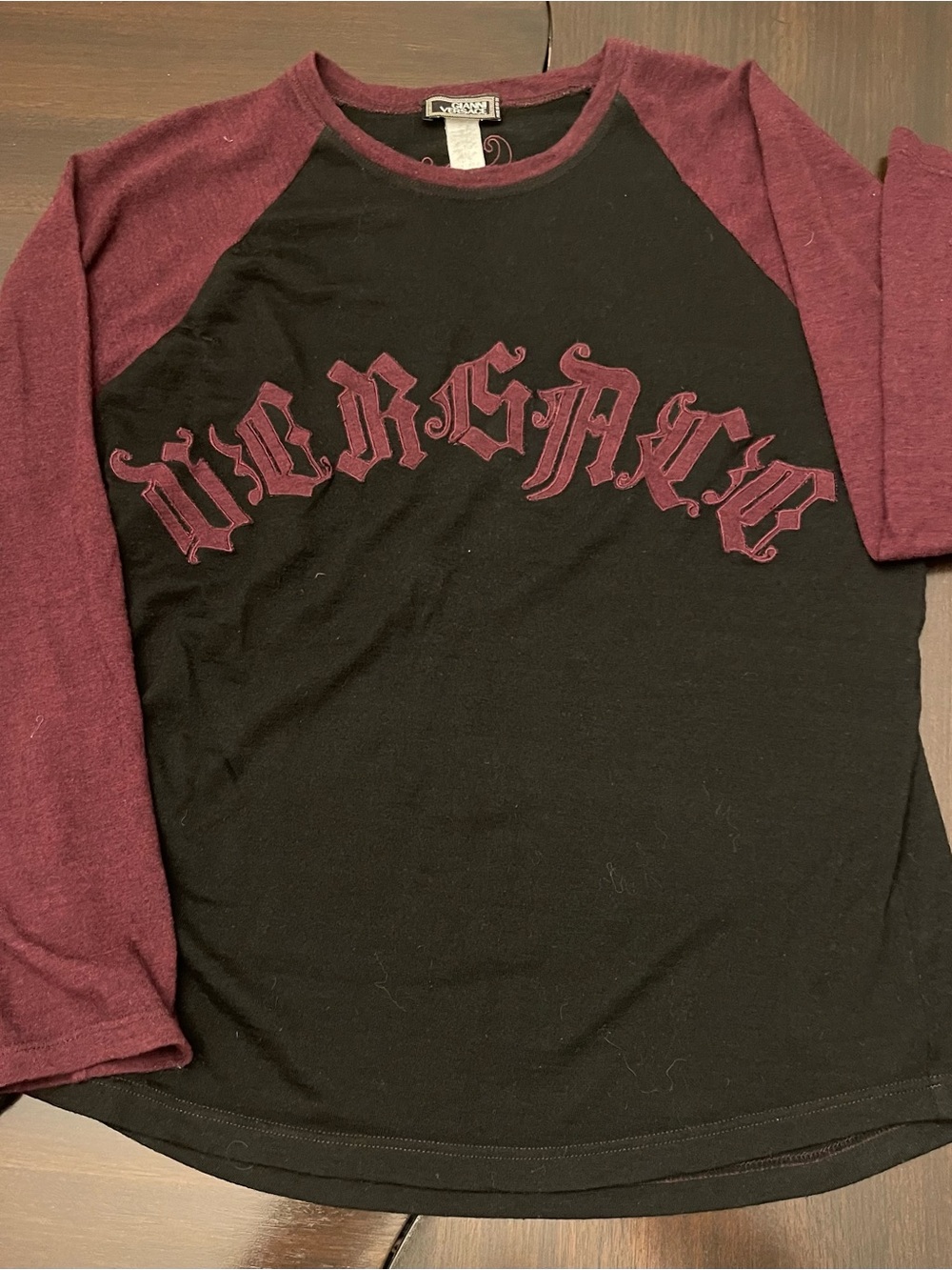 Versace Raglan Long-Sleeve Tee
